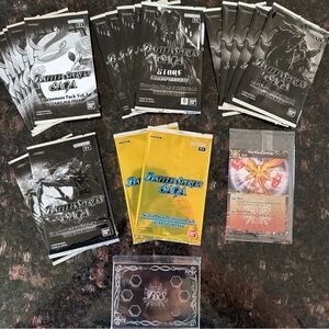 Battle Spirits Saga Card Packs & Promo Card - Yellow & Black